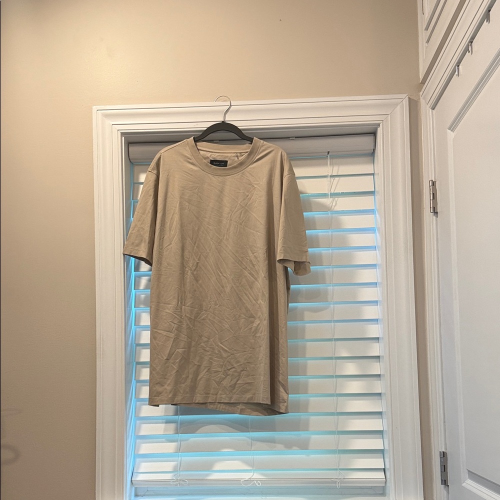 Bugatchi OhhCotton Light Tan Short Sleeve Tee XXL